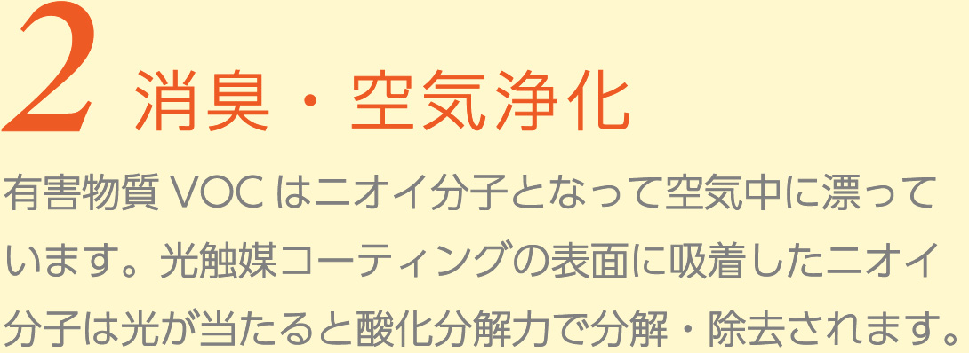 2.消臭・空気浄化